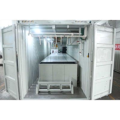 دستگاه یخ ساز صنعتی بلوک 10t/24h دستگاه یخ R404a R22