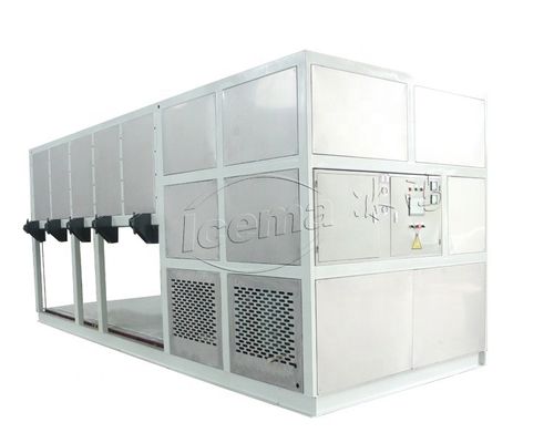 دستگاه یخ کولینگ مستقیم R22 R404A آب شیرین 10 تن صنعتی