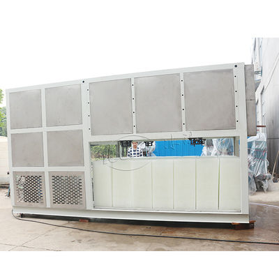 دستگاه ساخت بلوک یخ شفاف 20T خنک کننده آب شیرین