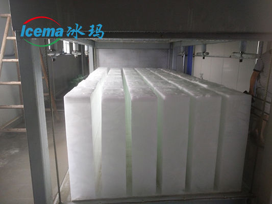 6450*2360*2530mm L*W*H ماشین ساخت بلوک یخ خشک برای ظرفیت روزانه 1-10 تن