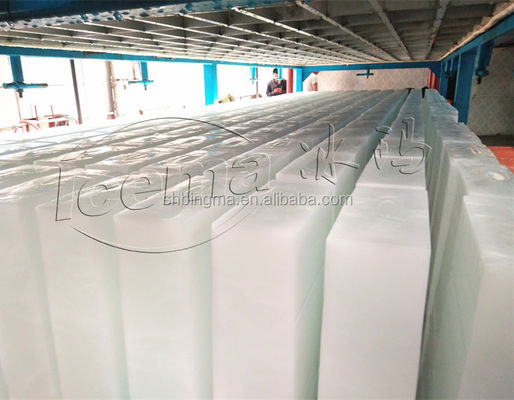 دستگاه یخ ساز بلوک تبرید 3T 5T ​​10T Brine 12.37kw