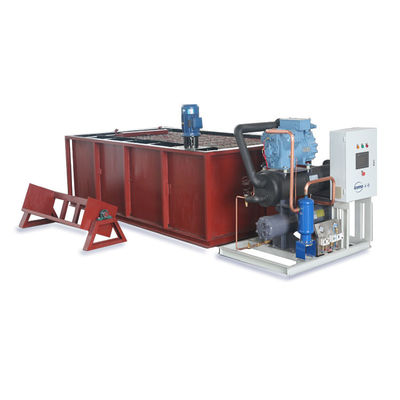 دستگاه یخ ساز بلوک تبرید 3T 5T ​​10T Brine 12.37kw