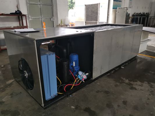 دستگاه یخ سردخانه صنعتی 2T/24H آب نمک برای کارخانه یخ / ذخیره سازی سرد / خنک کننده / تازه