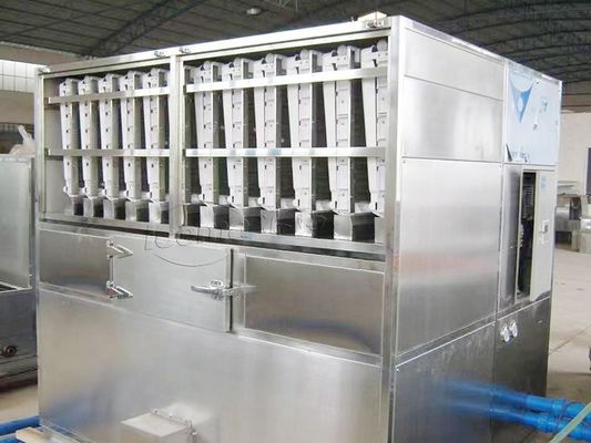 دستگاه یخ ساز اتوماتیک 8T/24h برای کارخانه یخ صنعت نوشیدنی کافی شاپ