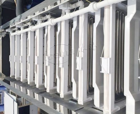 دستگاه یخ ساز اتوماتیک 8T/24h برای کارخانه یخ صنعت نوشیدنی کافی شاپ