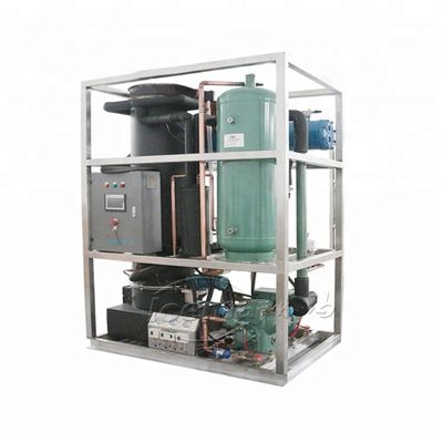 قیمت مناسب دستگاه یخ لوله ای صنعتی 3T / روز CE سیستم تولید یخ لوله ای تجاری برای نگهداری تازه آنلاین