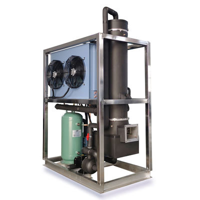 خرید 1T دستگاه تولید لوله ی یخ اتوماتیک ماشین لوله ی یخ تجاری برای فروشگاه مواد غذایی online manufacture