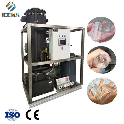 قیمت مناسب اتوماتیک& کیفیت بالا 5000kg دستگاه تولید یخ لوله با تولید بالا یخ کارخانه یخ کارخانه آنلاین