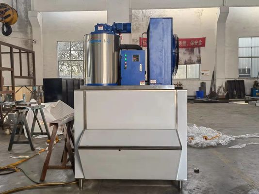 دستگاه یخ پولکی آب شیرین 2T 380V/220V با ذخیره یخ