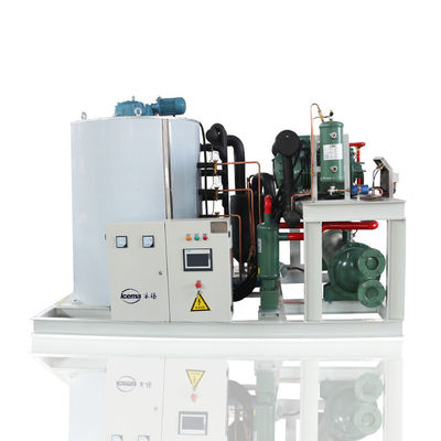 8000KG/24H سیستم ذخیره سازی یخ خودکار ماشین آلات ساخت یخ فلک صنعت تجاری