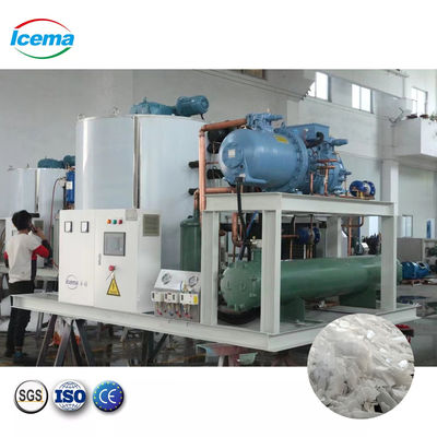 قیمت مناسب دستگاه یخ پرک صنعتی 300KG-40T دستگاه یخ دانه های برفی برای ماهیگیری غذاهای دریایی تازه آنلاین