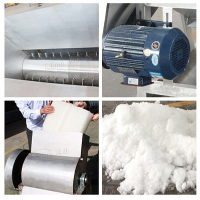 9T/H دستگاه یخ شکن CE ماشین اصلاح یخ از جنس استنلس استیل تجاری