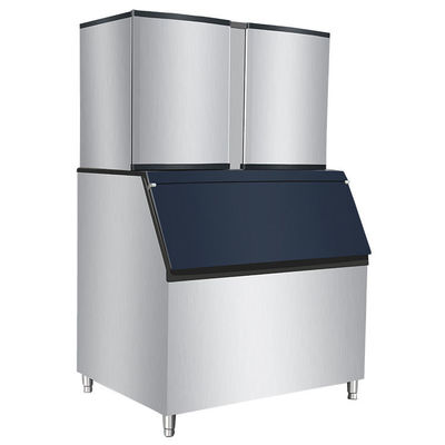 ماشین مکعب یخی تجاری با ولتاژ فولاد ضد زنگ 220-240V