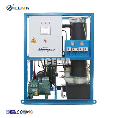 R404 یخچال 1T-40T ماشین یخچال لوله ای خودکار برای تجاری و صنعتی