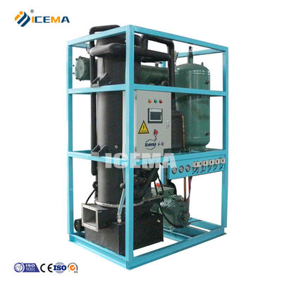R404 یخچال 1T-40T ماشین یخچال لوله ای خودکار برای تجاری و صنعتی