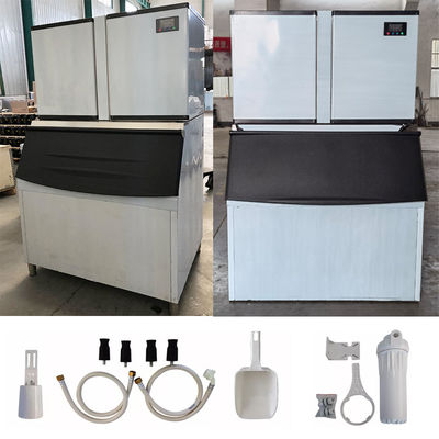 ICEMA 1000KG 24H اتوماتیک 1 تن یخ مکعب ساخت ماشین با کمپرسور کوپلند