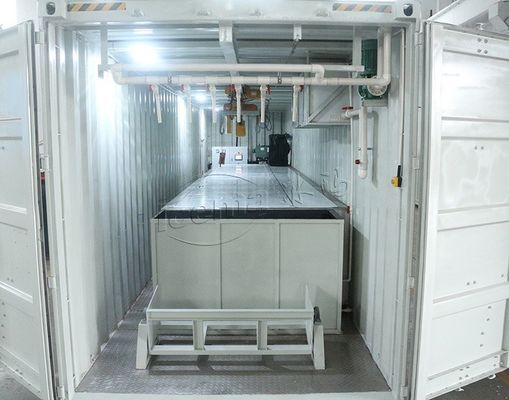 2000 کیلوگرم یخچال خنک کنتینر بلوک برای بهره وری بالا و رقابتی