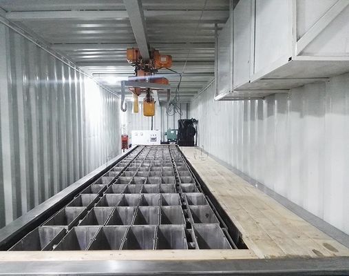 2000 کیلوگرم یخچال خنک کنتینر بلوک برای بهره وری بالا و رقابتی