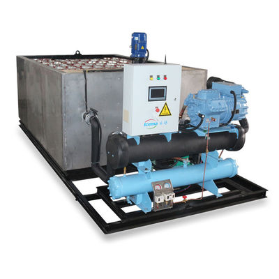 19.75KW چند کارکرد 2T 5T 10T 20T بلوک آب نمک یخ کارخانه برای 5000 کیلوگرم تولید یخ