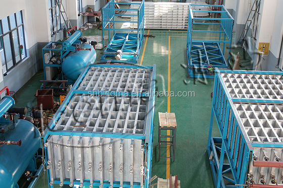 دستگاه ساخت بلوک یخ صنعتی با ظرفیت خنک کننده بالا 5T 10T 15T تن 20T 25T 30T