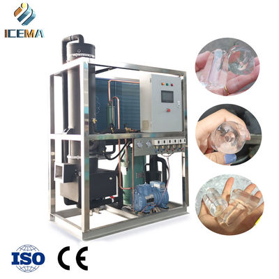 قیمت مناسب دستگاه تولید یخ لوله ای صنعتی برای رستوران 1T 5T 10T آسان برای کار 220V / 380V آنلاین