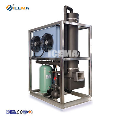 دستگاه تولید یخ لوله ای صنعتی برای رستوران 1T 5T 10T آسان برای کار 220V / 380V