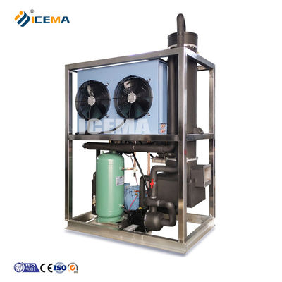 دستگاه تولید یخ لوله ای صنعتی برای رستوران 1T 5T 10T آسان برای کار 220V / 380V