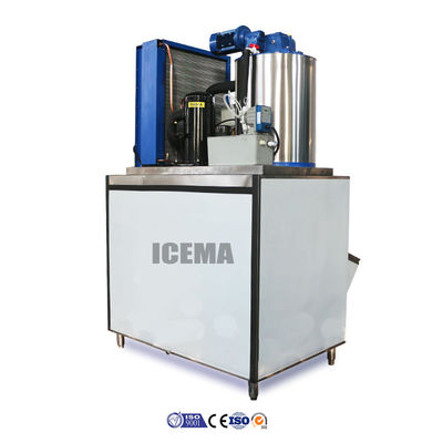 3.6KW صنعت قابل حمل یخ فلک ساز برای ماهی 1T / 2T / 3T / 5T فلک یخ ماشین