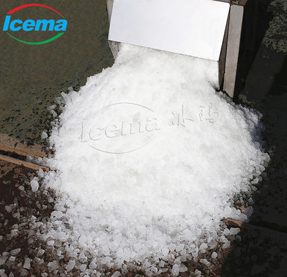 ICEMA فولاد کربن یخ تراشیده خرد شده تازه نگه داشتن برای فروشگاه مواد غذایی برق 220V/380V