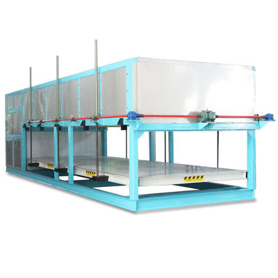 خنک کننده هوا/آب 20 تن ماشین یخ سازی بلوک یخ صنعتی سفارشی 85.5KW