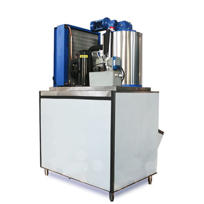 ماشین تولید یخ صنعتی برای ماهیگیری 1T/24H یخچال های کشاورزی R404A/R22