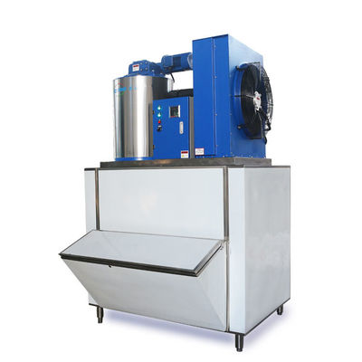 ماشین تولید یخ صنعتی برای ماهیگیری 1T/24H یخچال های کشاورزی R404A/R22