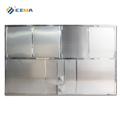 ظرفیت ذخیره یخ 350 کیلوگرم 5T/24H ماشین ساز کیوب یخ صنعتی برای تولید