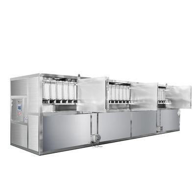 دستگاه یخ 10 تن با بسته بندی خودکار سفارشی و 22x22x22 میلی متر اندازه یخ مکعب