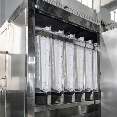 دستگاه یخ 10 تن با بسته بندی خودکار سفارشی و 22x22x22 میلی متر اندازه یخ مکعب