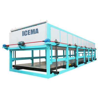 85kW ظرفیت خنک کننده ماشین بلوک یخ صنعتی برای تولید یخ در مقیاس بزرگ