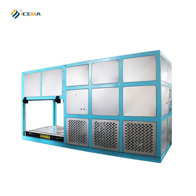 صرفه جویی در انرژی 3T صنعت یخ بلوک ساز ماشین با 380V / 3P / 50Hz منبع برق