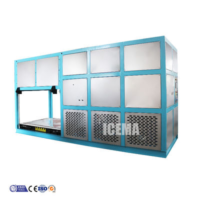 صرفه جویی در انرژی 3T صنعت یخ بلوک ساز ماشین با 380V / 3P / 50Hz منبع برق