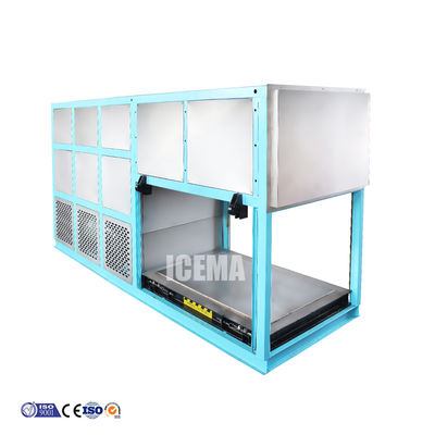 صرفه جویی در انرژی 3T صنعت یخ بلوک ساز ماشین با 380V / 3P / 50Hz منبع برق