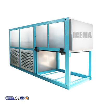 ICEMA اتوماتیک 2T تولید کننده ماشین یخ بلوک برای صنعت دیگر ظرفیت ذخیره یخ
