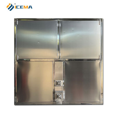2T یخ مکعب ماشین صنعتی 1860W یخ ساز کریستال برای ذخیره یخ 2TON سود