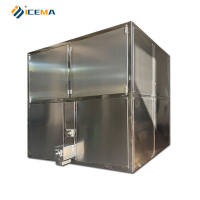 2T یخ مکعب ماشین صنعتی 1860W یخ ساز کریستال برای ذخیره یخ 2TON سود
