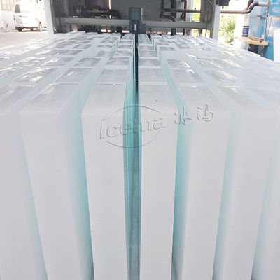 ماشین ساخت بلوک یخ اتوماتیک 2T با عمر طولانی و قدرت کمپرسور 11kw