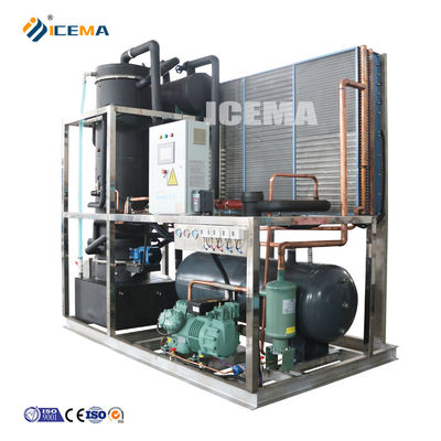 دستگاه ساخت لوله ی یخ کامل اتوماتیک 8T ICEMA با ظرفیت ذخیره ی یخ سفارشی