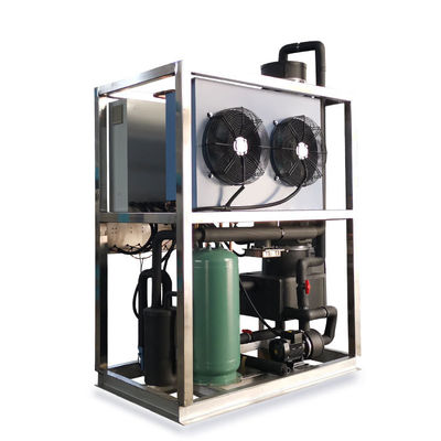ماشین ساخت لوله یخ صنعتی 1 تن با ظرفیت یخچال 8.9KW و مقرون به صرفه