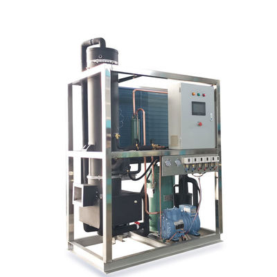 ماشین ساخت لوله یخ صنعتی 1 تن با ظرفیت یخچال 8.9KW و مقرون به صرفه