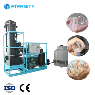 خرید ICEMA 25T/24H Industrial Tube Ice Machine with 21mm/24mm/28mm/34mm Tube Ice and -8 ℃ Temperature for High Efficiency Cooling online manufacture