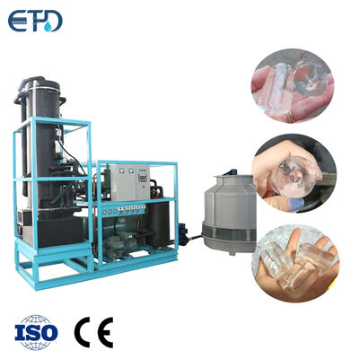 خرید 30T/24H ماشین لوله یخ صنعتی قیمت اتوماتیک ماشین لوله یخ پاپ Simi Auto 10tons تولید آنلاین