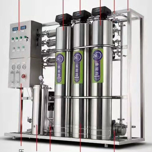 فابریک مستقیم کیفیت بالا 1000L / H دستگاه تصفیه آب تصفیه آب برای ساخت یخ / آب