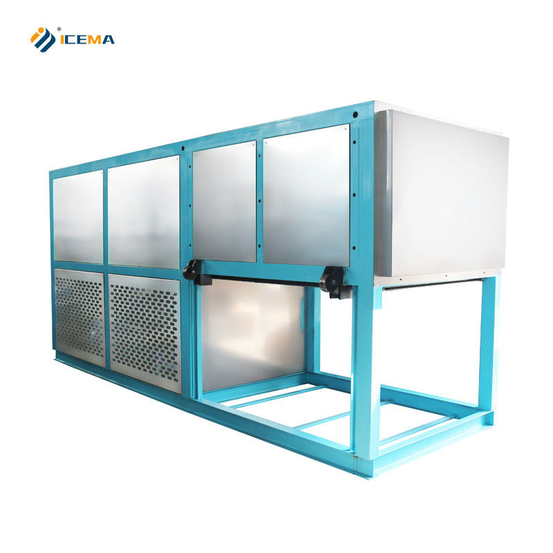 ICEMA اتوماتیک 2T تولید کننده ماشین یخ بلوک برای صنعت دیگر ظرفیت ذخیره یخ